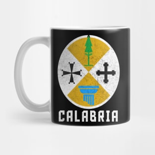 Calabria Italy / Italian Region Vintage Look Design Mug